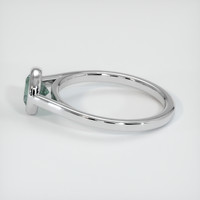 1.40 Ct. Sapphire Ring, 14K White Gold 4