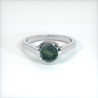1.71 Ct. Sapphire Ring, 14K White Gold 1