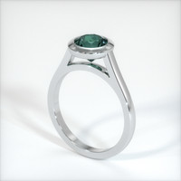 1.71 Ct. Sapphire Ring, 14K White Gold 2