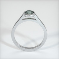 0.75 Ct. Sapphire Ring, 14K White Gold 3