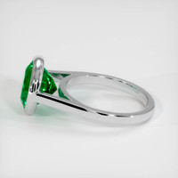 3.71 Ct. Emerald Ring, 18K White Gold 4