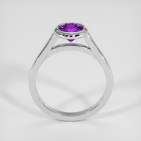 1.27 Ct. Purple Sapphire Ring, 18K White Gold 3