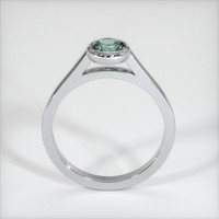 0.73 Ct. Sapphire Ring, 18K White Gold 3