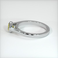 0.75 Ct. Sapphire Ring, 18K White Gold 4