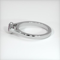 0.76 Ct. Sapphire Ring, 18K White Gold 4