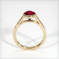 1.51 Ct. Purplish Red Ruby Ring, 10K Yellow Gold 3