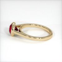 1.51 Ct. Purplish Red Ruby Ring, 10K Yellow Gold 4
