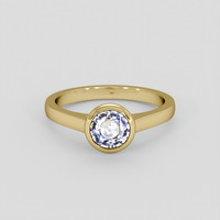 0.92 Ct. Bi Color Sapphire Ring, 10K Yellow Gold 1