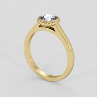 0.92 Ct. Bi Color Sapphire Ring, 10K Yellow Gold 2