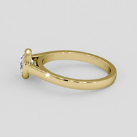 0.92 Ct. Bi Color Sapphire Ring, 10K Yellow Gold 4