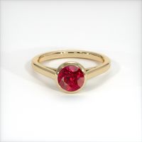 1.51 Ct. Ruby Ring, 14K Yellow Gold 1