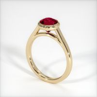 1.51 Ct. Ruby Ring, 14K Yellow Gold 2