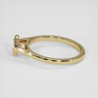 0.94 Ct. Pink Sapphire Ring, 14K Yellow Gold 4