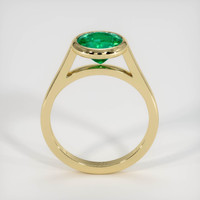 1.47 Ct. Emerald Ring, 18K Yellow Gold 3
