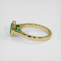 1.32 Ct. Emerald Ring, 18K Yellow Gold 4