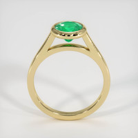 1.02 Ct. Emerald Ring, 18K Yellow Gold 3