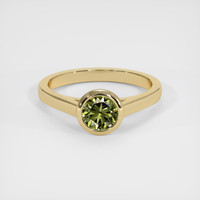 0.80 Ct. Gemstone Ring, 18K Yellow Gold 1