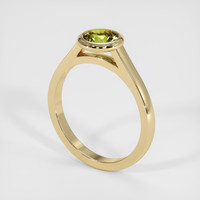0.80 Ct. Gemstone Ring, 18K Yellow Gold 2