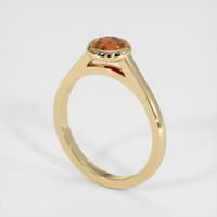 0.60 Ct. Sapphire Ring, 18K Yellow Gold 2