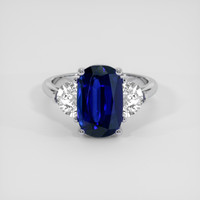 3.99 Ct. Blue Sapphire Ring, Platinum 950 1
