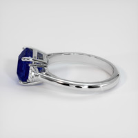 3.22 Ct. Blue Sapphire Ring, Platinum 950 4