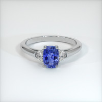 1.36 Ct. Sapphire Ring, Platinum 950 1