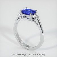 2.02 Ct. Sapphire Ring, Platinum 950 2