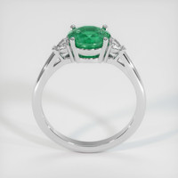 1.29 Ct. Emerald Ring, Platinum 950 3