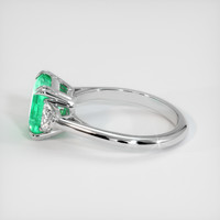 1.32 Ct. Emerald Ring, Platinum 950 4