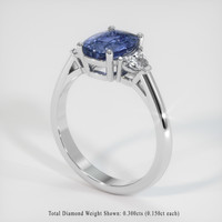 1.76 Ct. Gemstone Ring, Platinum 950 2