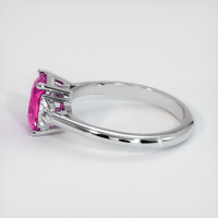2.05 Ct. Pink Sapphire Ring, Platinum 950 4
