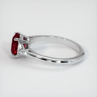 2.44 Ct. Ruby Ring, Platinum 950 4