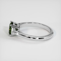 1.26 Ct. Green Sapphire Ring, Platinum 950 4