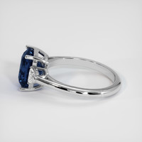 3.61 Ct. Blue Sapphire Ring, Platinum 950 4