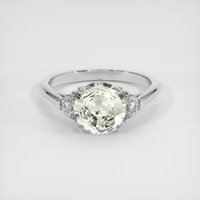 2.44 Ct. Sapphire Ring, Platinum 950 1