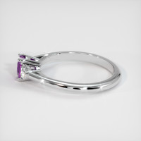 0.48 Ct. Purple Sapphire Ring, Platinum 950 4