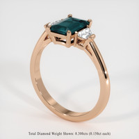 1.08 Ct. Gemstone Ring, 14K Rose Gold 2