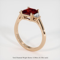 1.52 Ct. Gemstone Ring, 14K Rose Gold 2