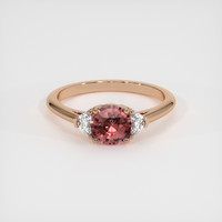 1.22 Ct. Sapphire Ring, 14K Rose Gold 1