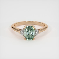 1.71 Ct. Sapphire Ring, 14K Rose Gold 1