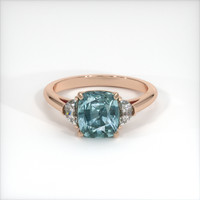 4.50 Ct. Sapphire Ring, 14K Rose Gold 1