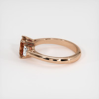 1.59 Ct. Padparadscha Sapphire Ring, 18K Rose Gold 4