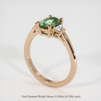 1.71 Ct. Sapphire Ring, 18K Rose Gold 2
