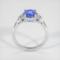 2.06 Ct. Blue Sapphire Ring, 10K White Gold 3