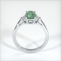 2.78 Ct. Green Sapphire Ring, 10K White Gold 3
