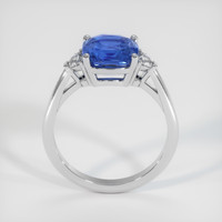 4.04 Ct. Sapphire Ring, 14K White Gold 3