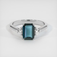 1.08 Ct. Gemstone Ring, 14K White Gold 1