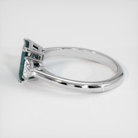 1.08 Ct. Gemstone Ring, 14K White Gold 4