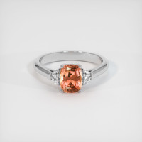 1.59 Ct. Sapphire Ring, 14K White Gold 1