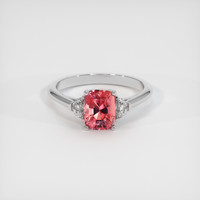 2.03 Ct. Sapphire Ring, 14K White Gold 1